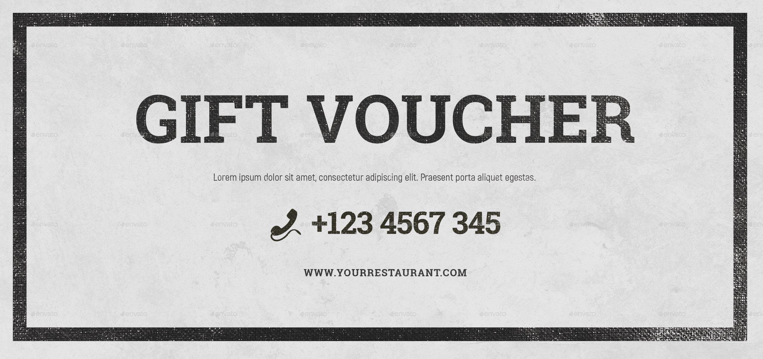 Vintage Voucher, Print Templates GraphicRiver